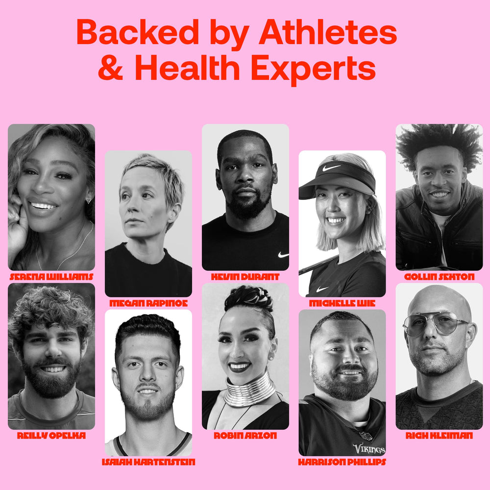 Venus Williams branding on Happy Viking packaging inspires an athletic lifestyle