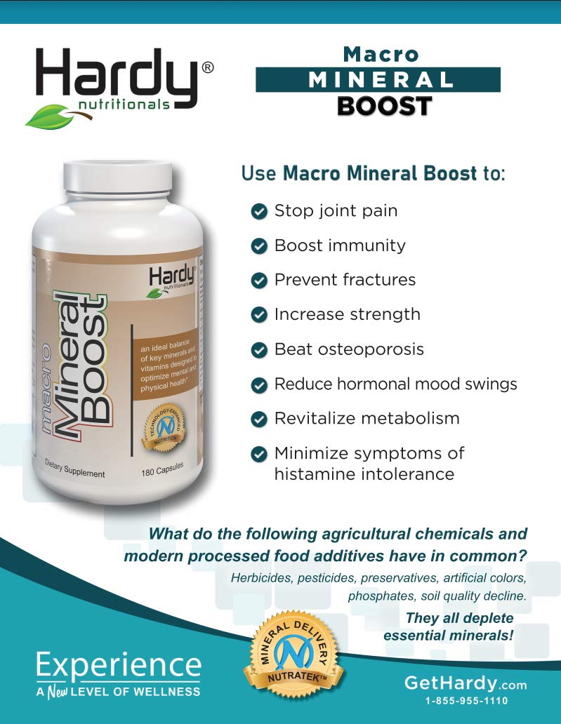 Hardy Nutritionals Macro Mineral Boost bottle cap close-up emphasizes quality