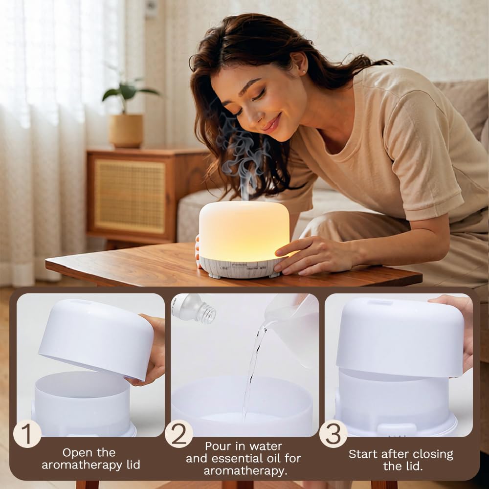 Harindiver diffuser in a baby room or spa setting for gentle aroma diffusion.