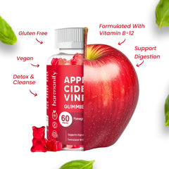 HARMONIFY gummies with pomegranate beet visual illustrating natural ingredients