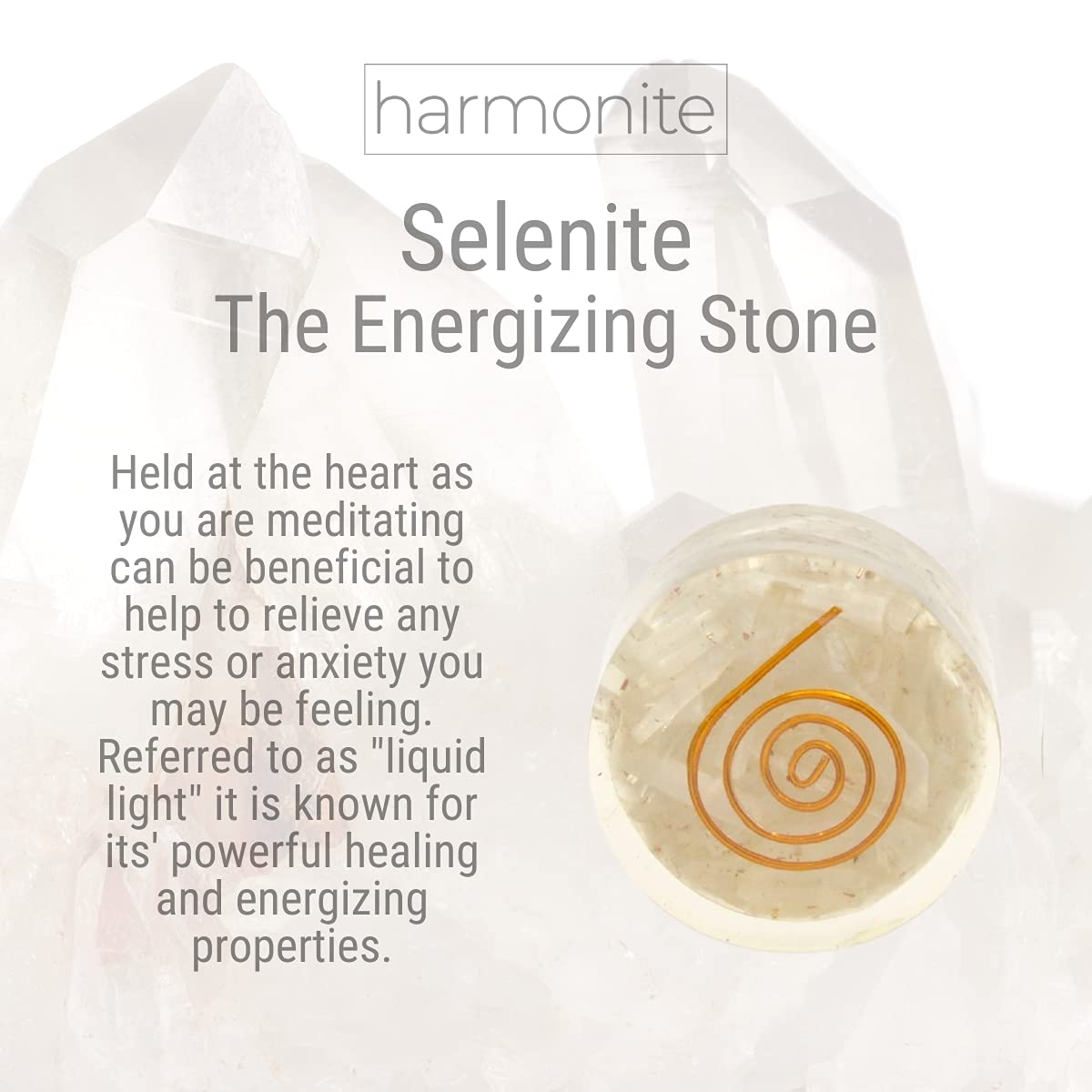 HARMONITE gift set close-up showcases handmade stones for thoughtful wellness gifting