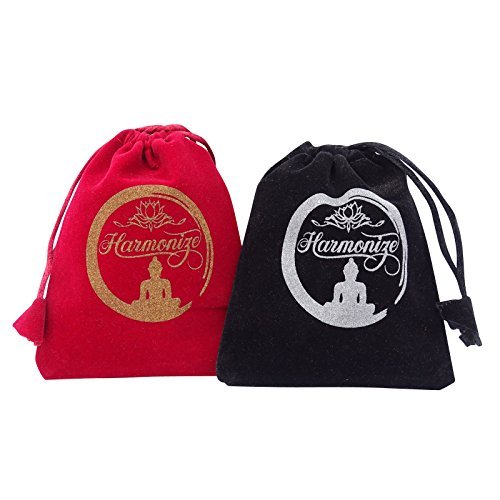 HARMONIZE gift pouch with arrowhead set ready for gifting and display.