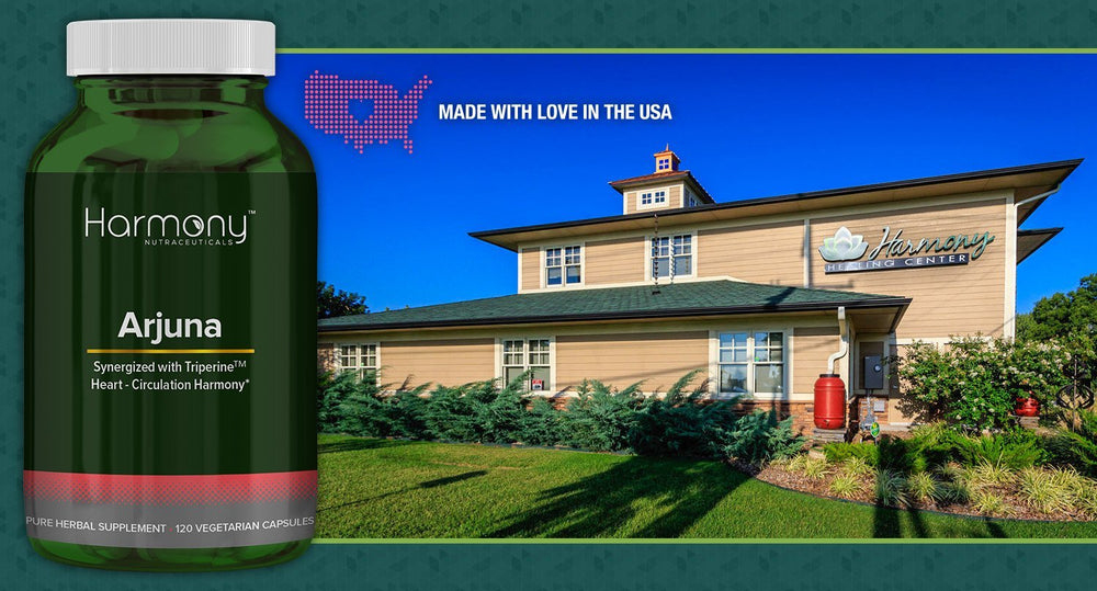 Harmony Nutraceuticals Arjuna Supreme Triperine visual conveys enhanced absorption potential