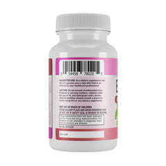 Close-up of Harvest of Nature Beet Root 1300mg capsules in focus