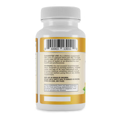 Harvest of Nature turmeric capsules packaging demonstrates vegan non-GMO formula for daily immune support