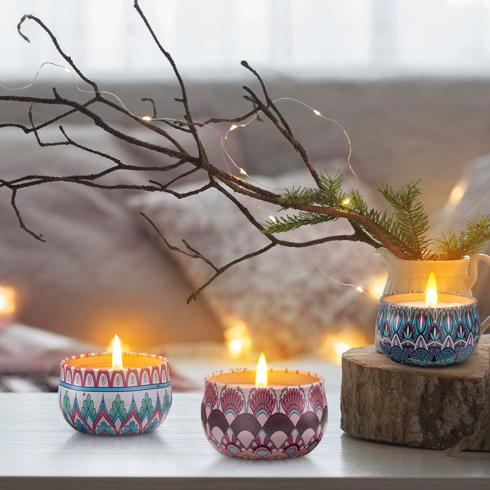 Hausware 3pack candles display the scent trio for versatile home ambiance