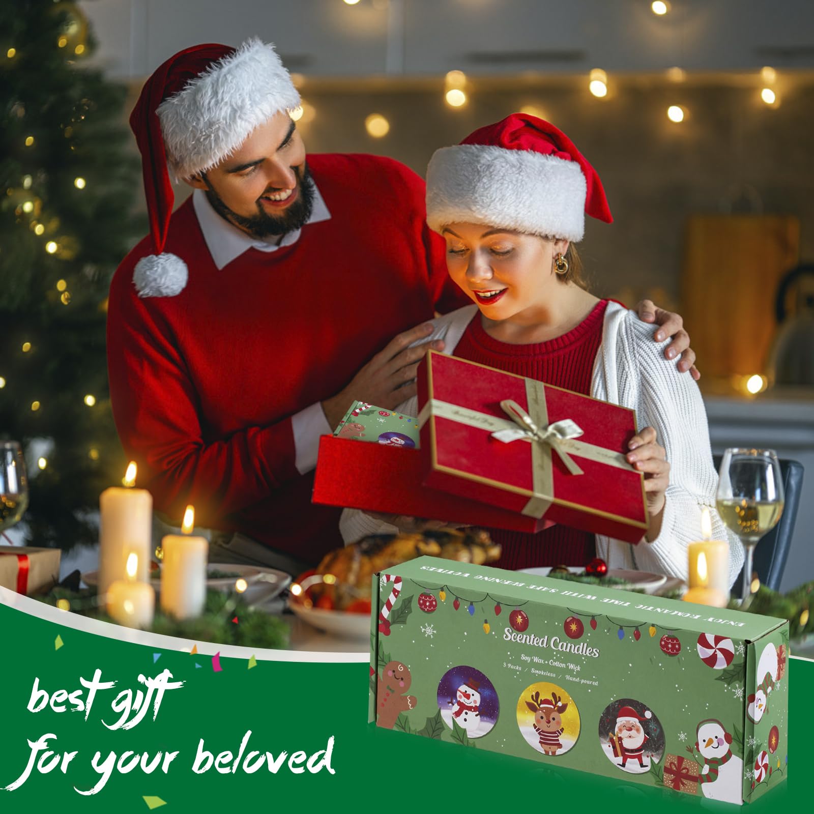 Hausware 72-hour burn time promotes long-lasting fragrance throughout the season.