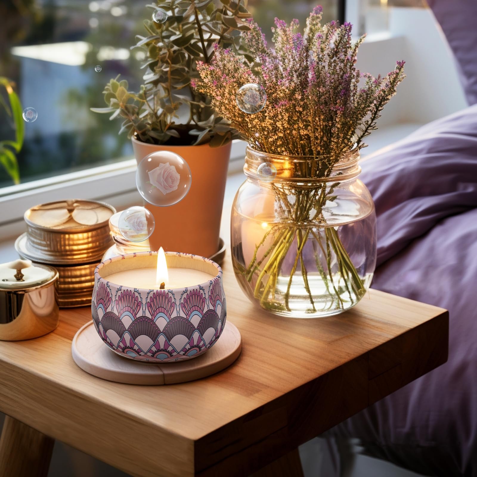Hausware Freesia candle offers a delicate bouquet for mood boosts in the kitchen