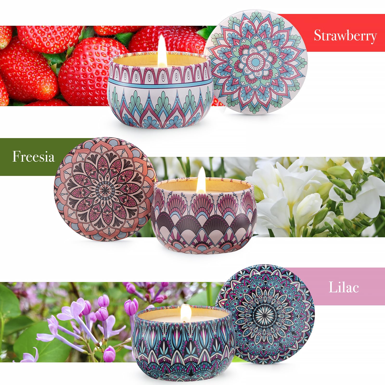 Hausware Lilac candle releases a fresh floral scent for restful bedrooms