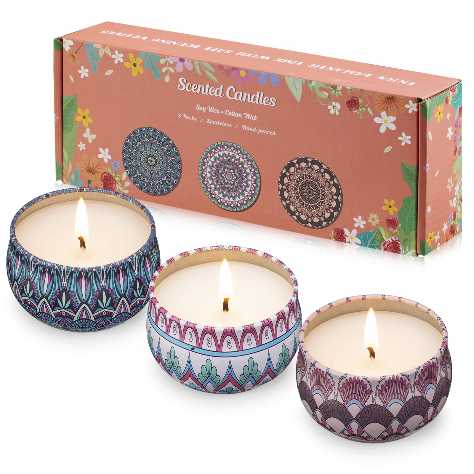 Hausware Strawberry candle glows softly with a bright fruity aroma for living rooms