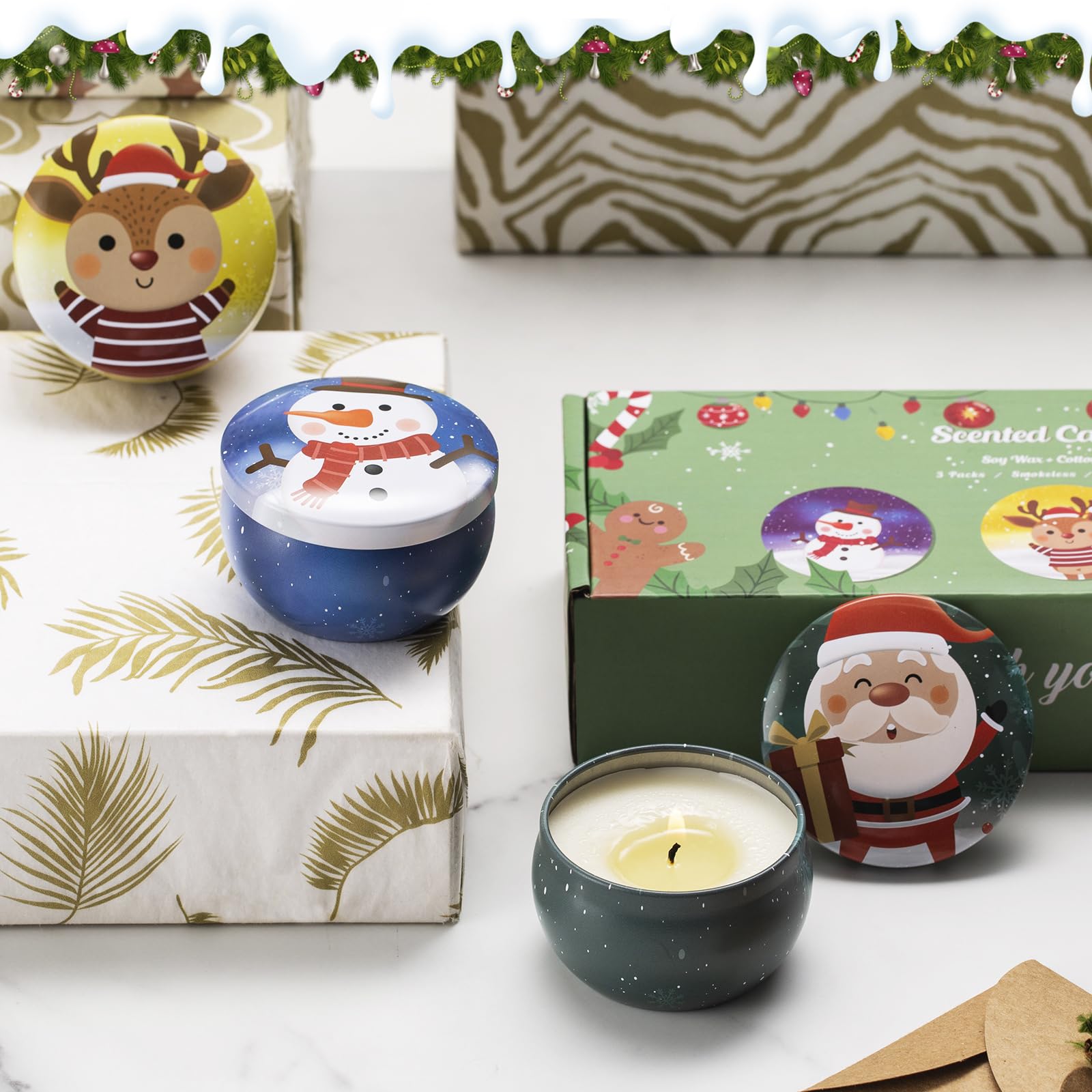 Hausware 3-pack gift box showcases a ready-made Christmas gift for loved ones.