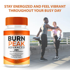 Havah Burn Peak capsules packaging with bold branding and dosage info.