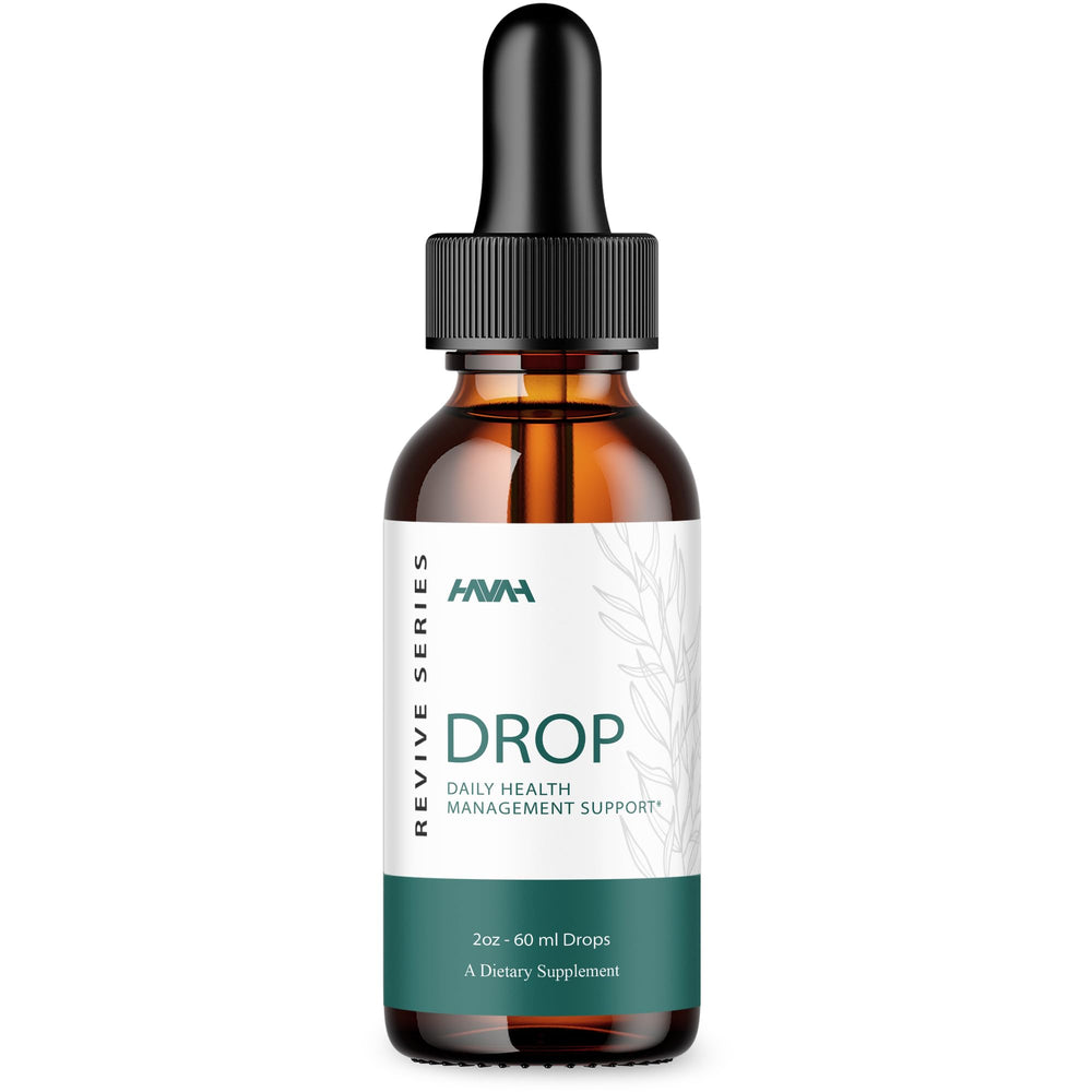 Havah DropThePounds bottle front for daily support.