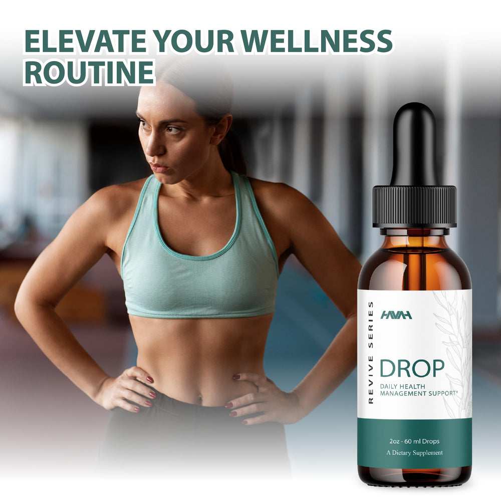 Havah DropThePounds bottle pour demonstrates easy dosing for daily use.