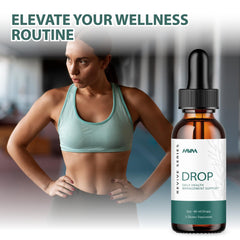 Havah DropThePounds bottle pour demonstrates easy dosing for daily use.