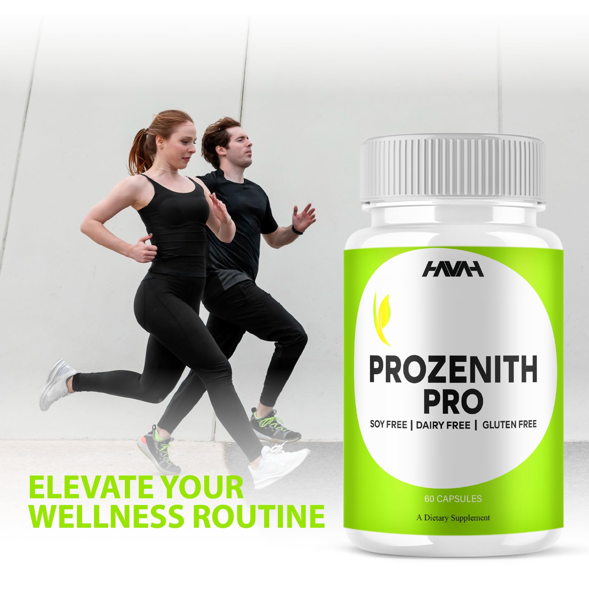Havah Prozenith daily dosage instruction image highlights simple routine.