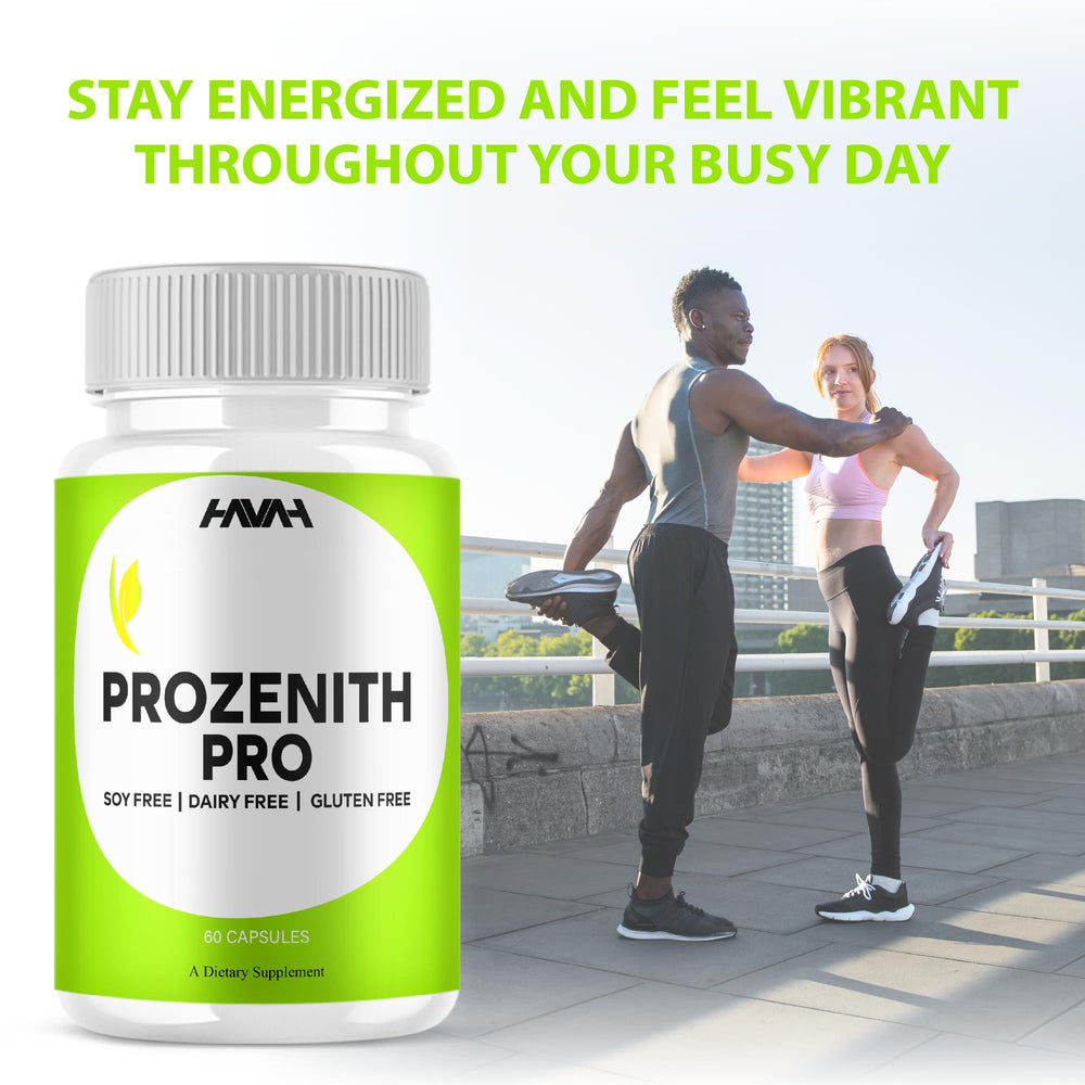 Havah Prozenith Pro Pills capsules inside view ready for water intake.