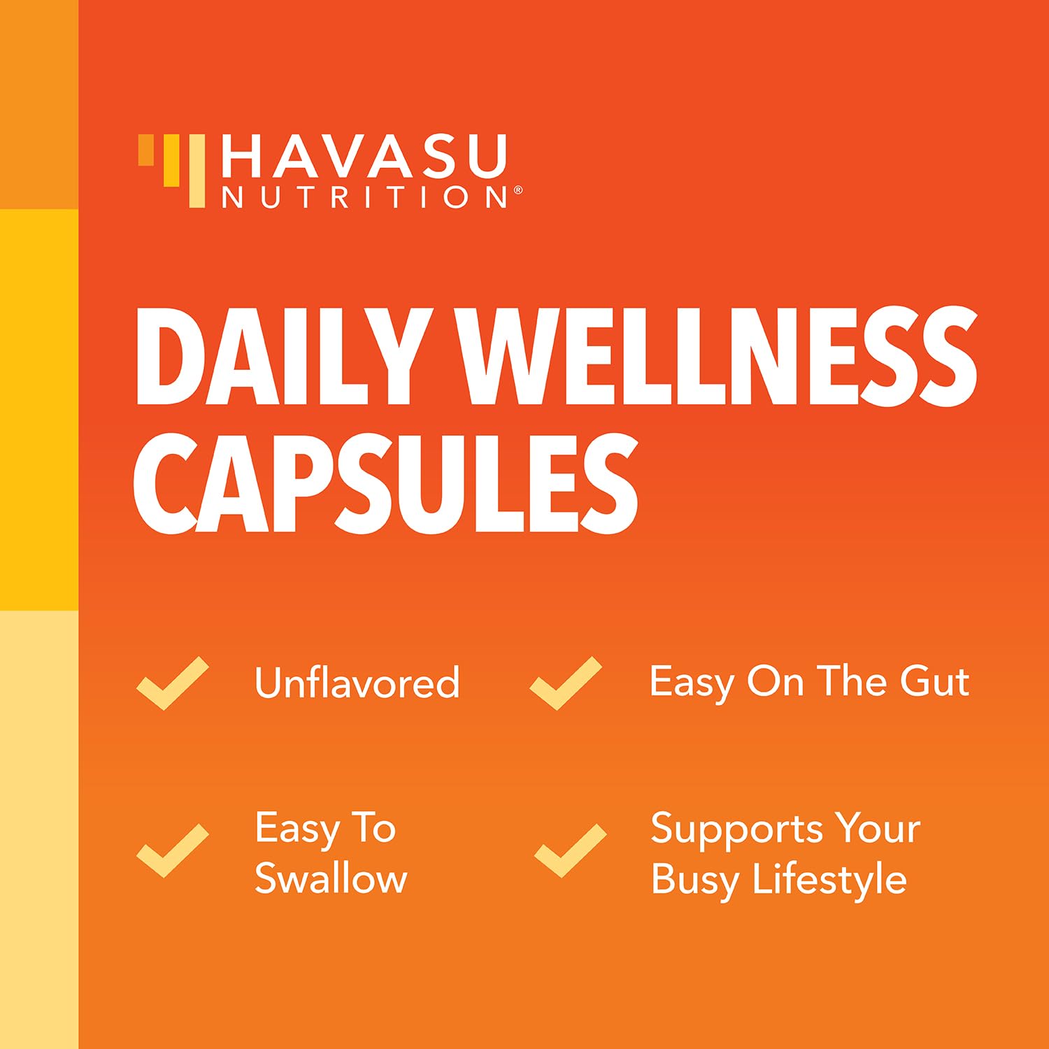 HAVASU NUTRITION close-up highlights natural ingredients and purity.