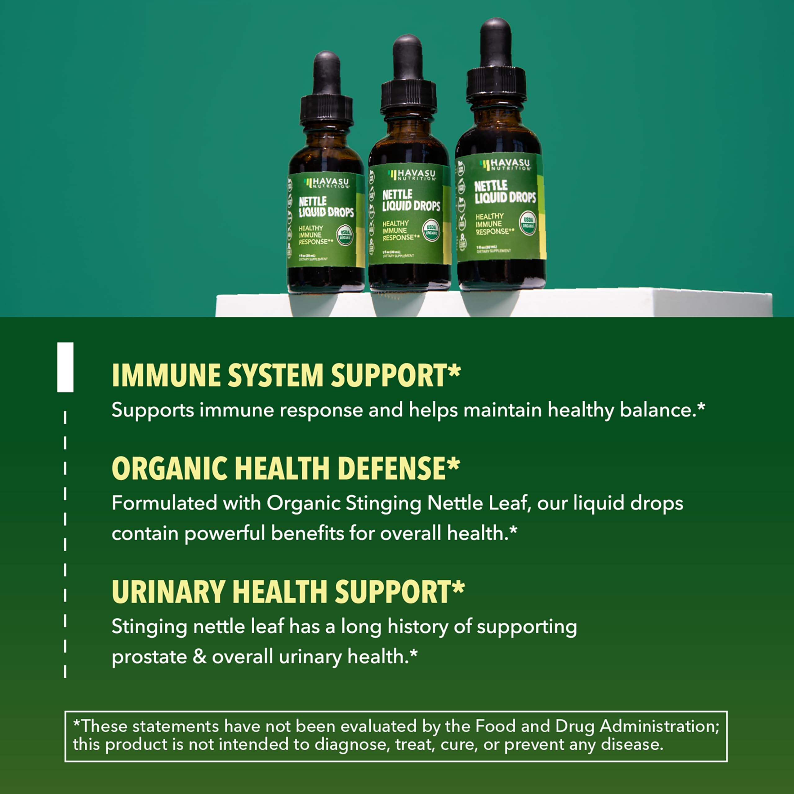 HAVASU NUTRITION 0.5 mL serving shown for easy dosing.