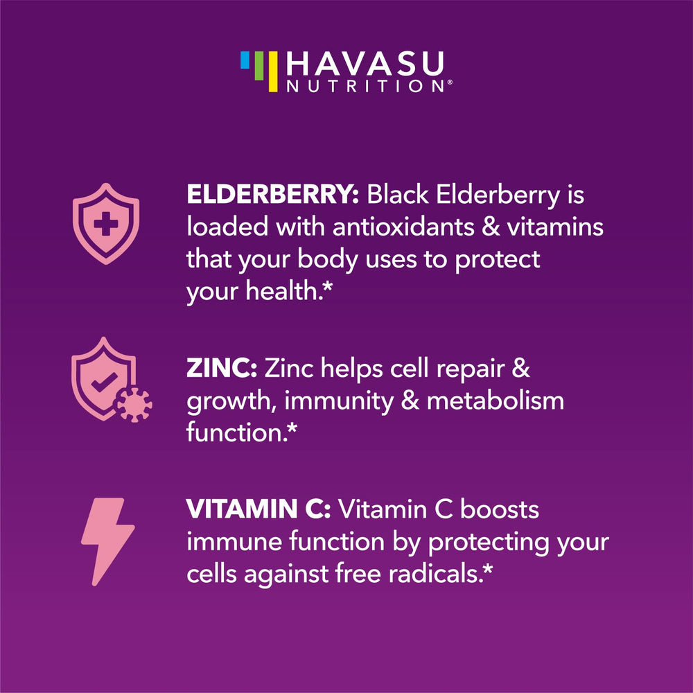 120-count HAVASU NUTRITION kids gummies bottle ready for daily use at home.