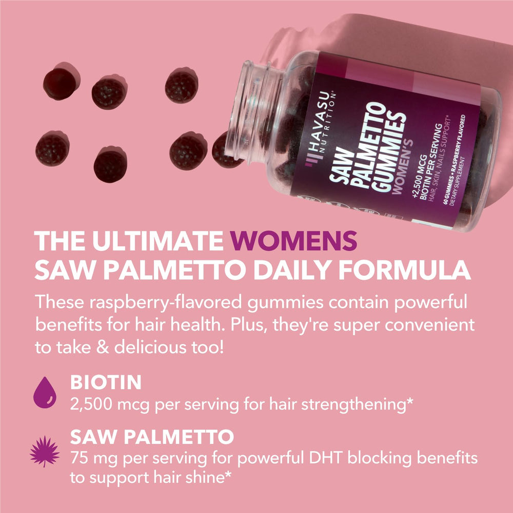 Bottle beside a glass of water suggests easy daily intake for hair health.