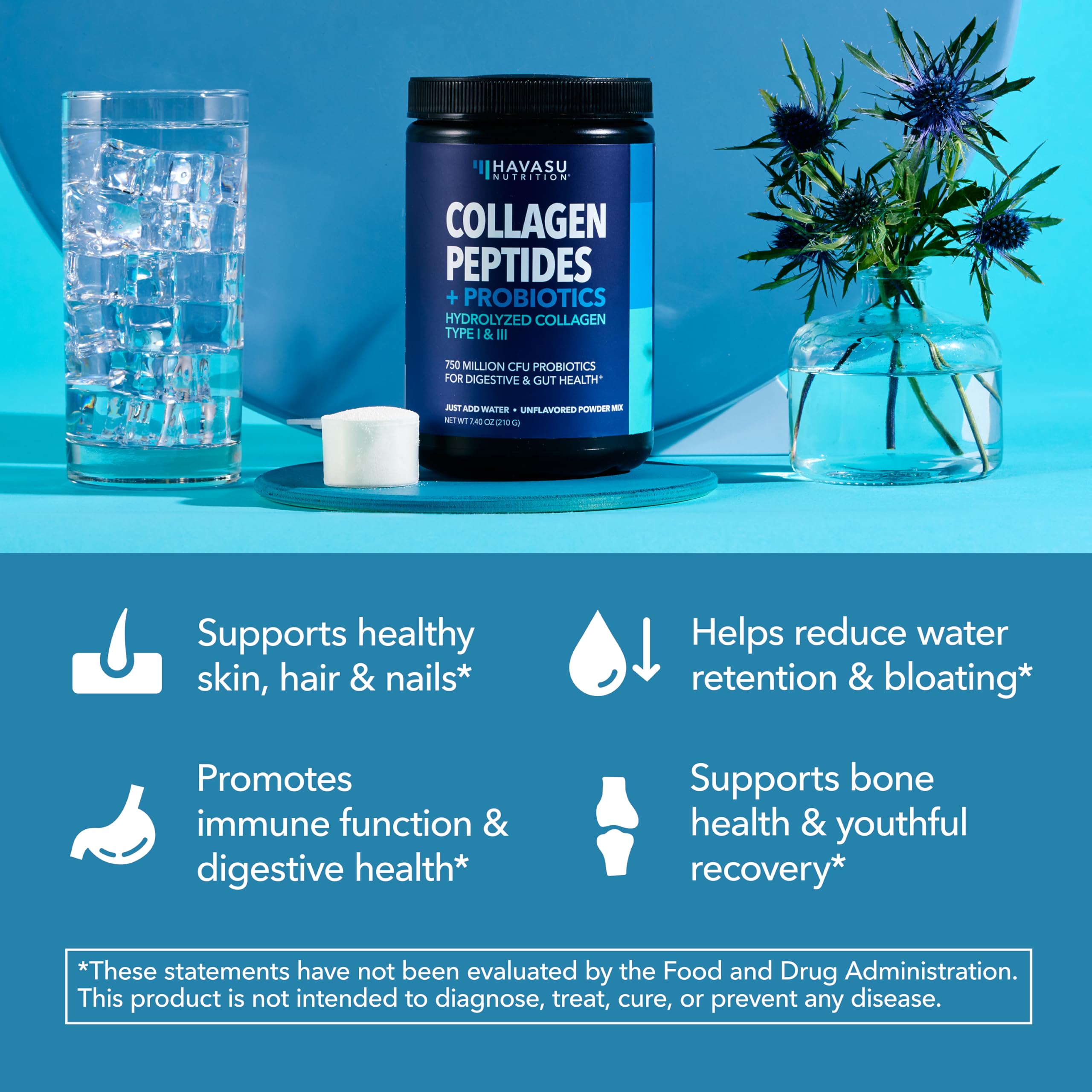 HAVASU NUTRITION collagen powder in batter for baking with neutral flavor