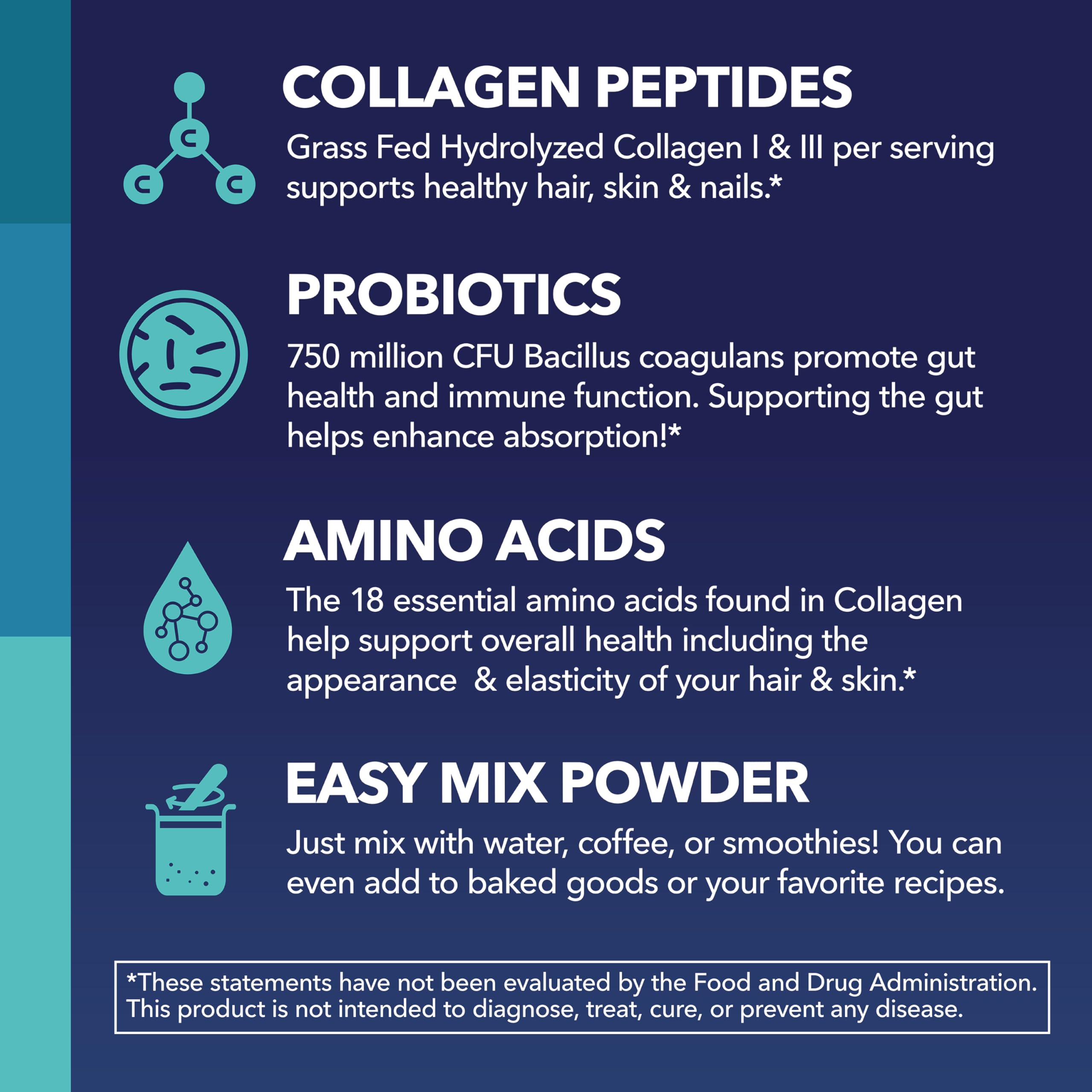 HAVASU NUTRITION collagen powder beside bone-friendly imagery for bone support