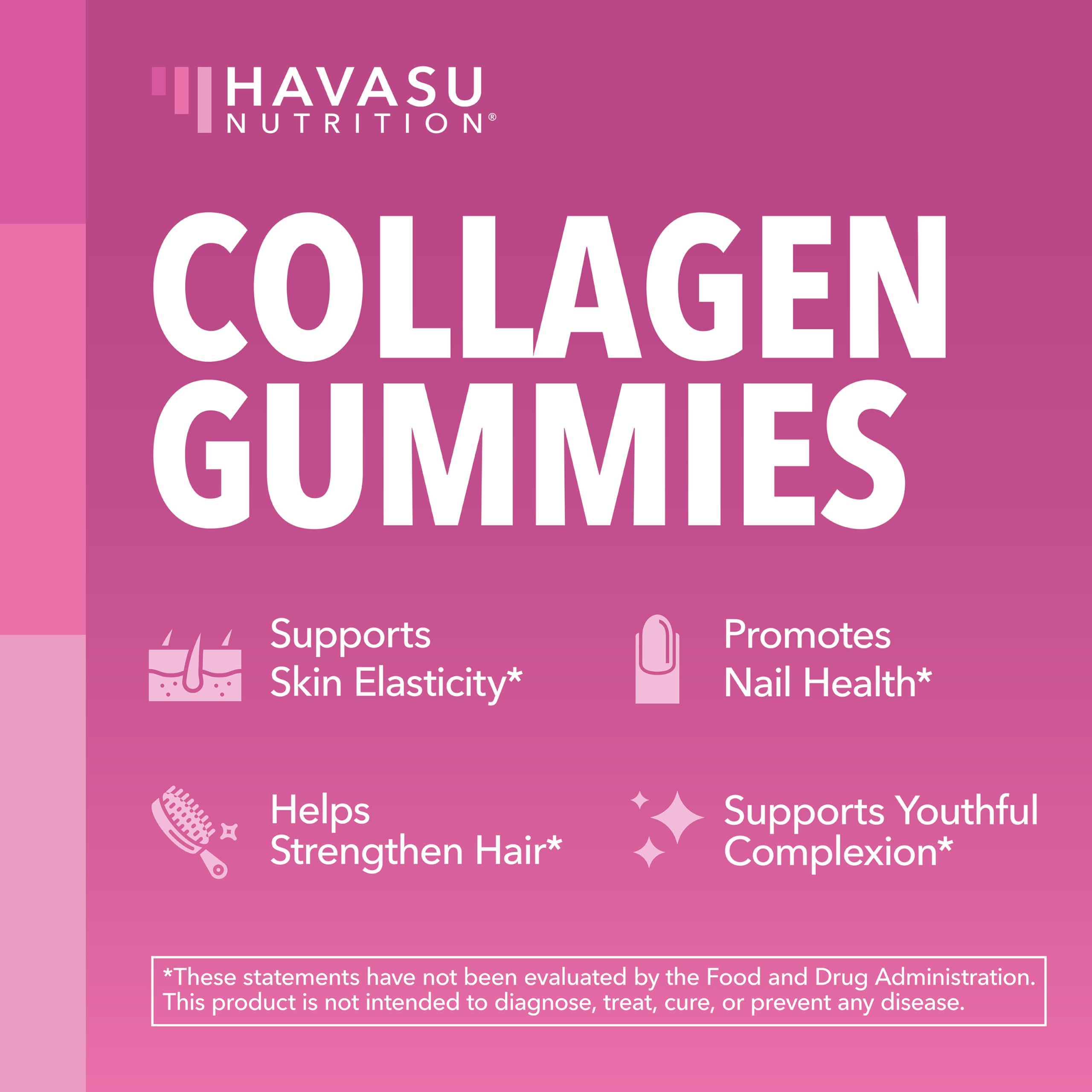 HAVASU NUTRITION collagen gummies ingredients zinc vitamin C for immune support