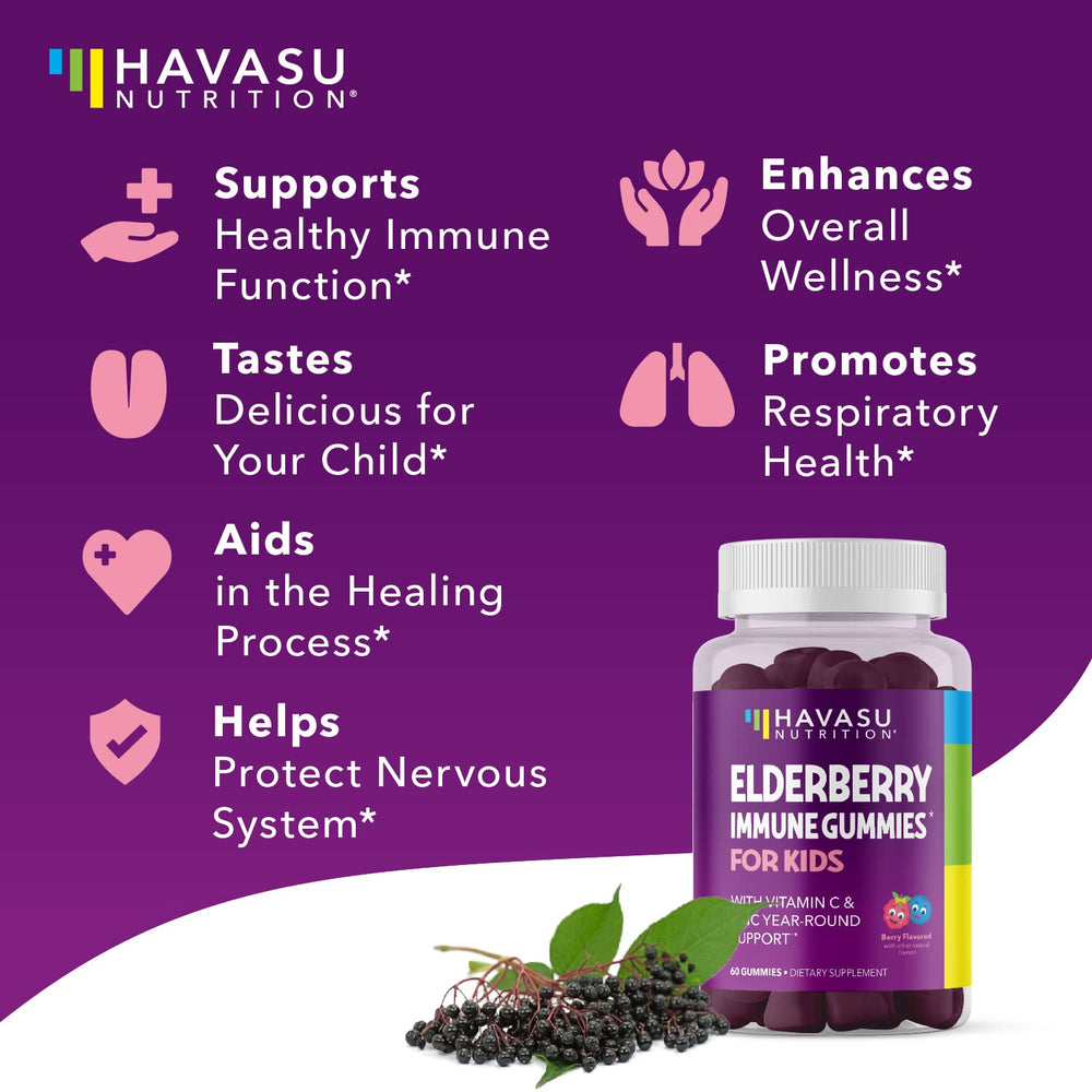 Family-friendly HAVASU NUTRITION immune-support pack designed for shared use.