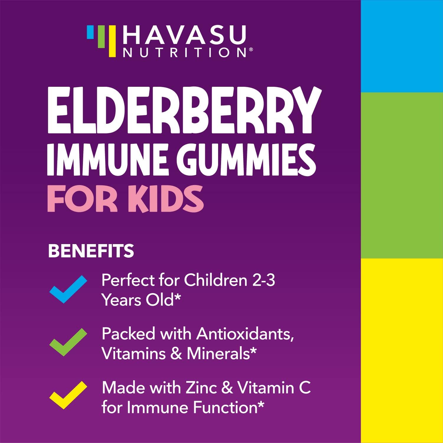 Gominolas con zinc y vitamina C HAVASU NUTRITION, complemento diario para el bienestar.