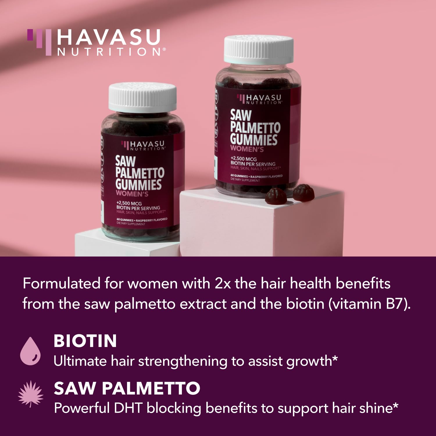 Gummies arranged in rows evoke consistent daily use for skin benefits.
