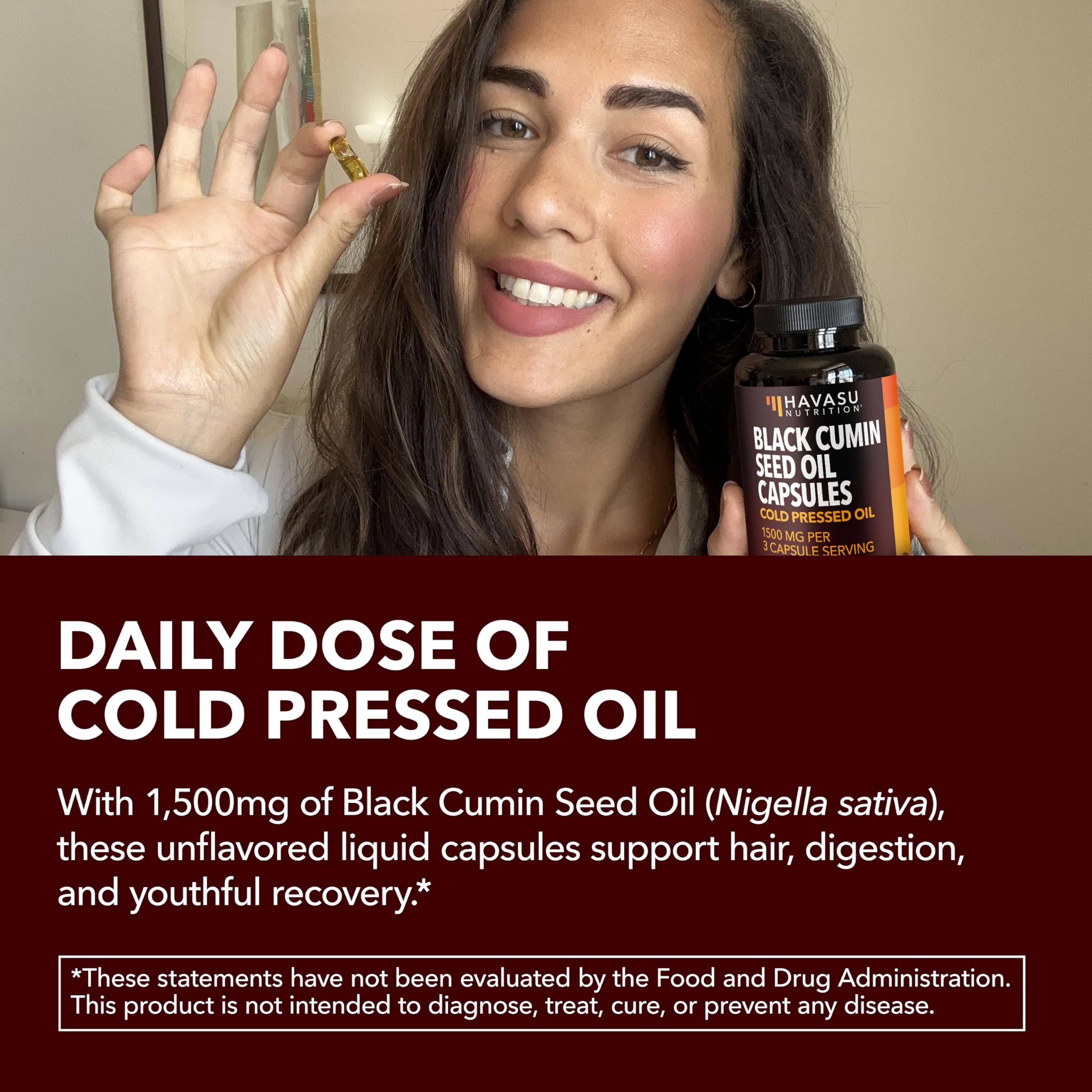 Havasu Nutrition hair and skin boost capsules supporting radiant appearance.