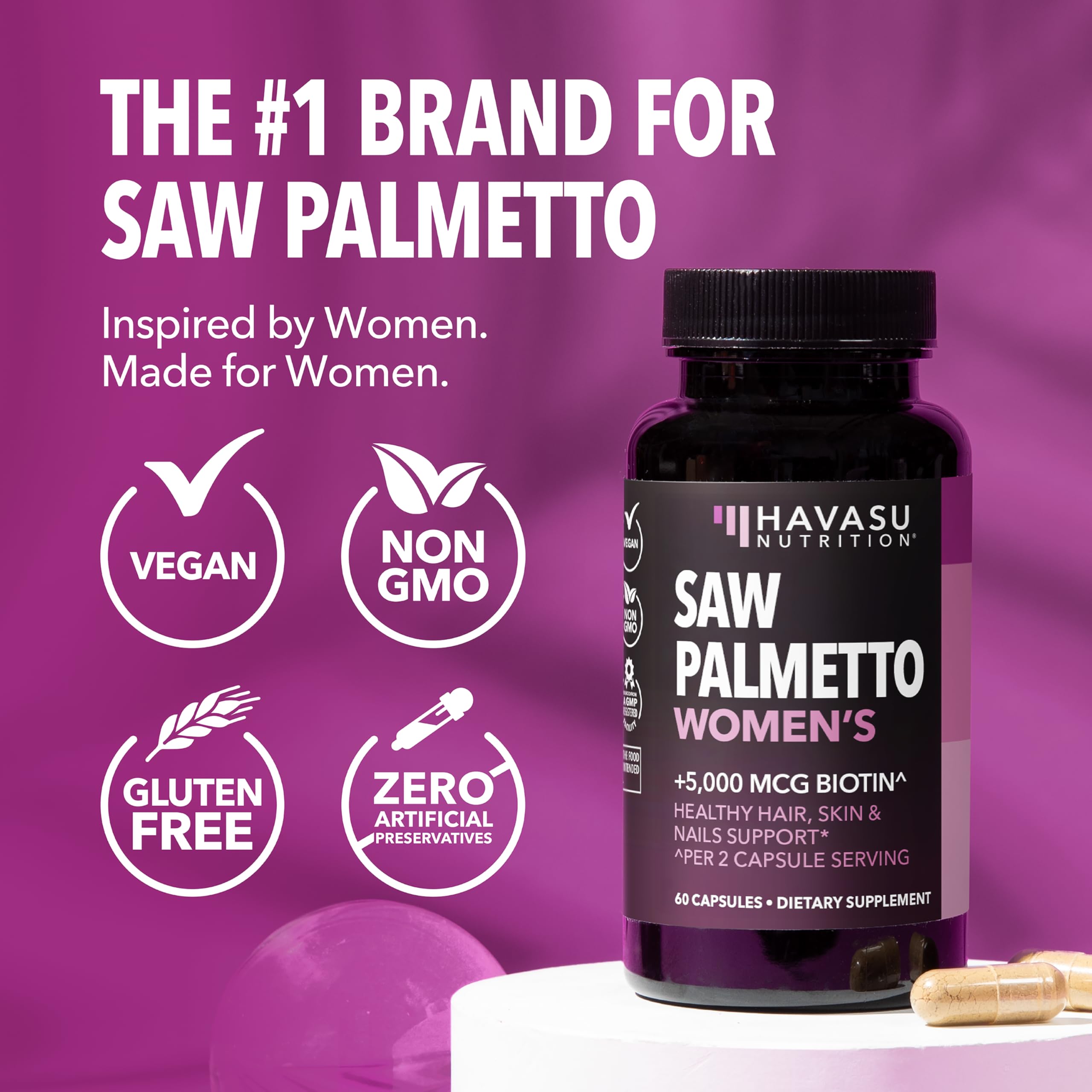 HAVASU NUTRITION Ingredients panel closeup helps informed choice.