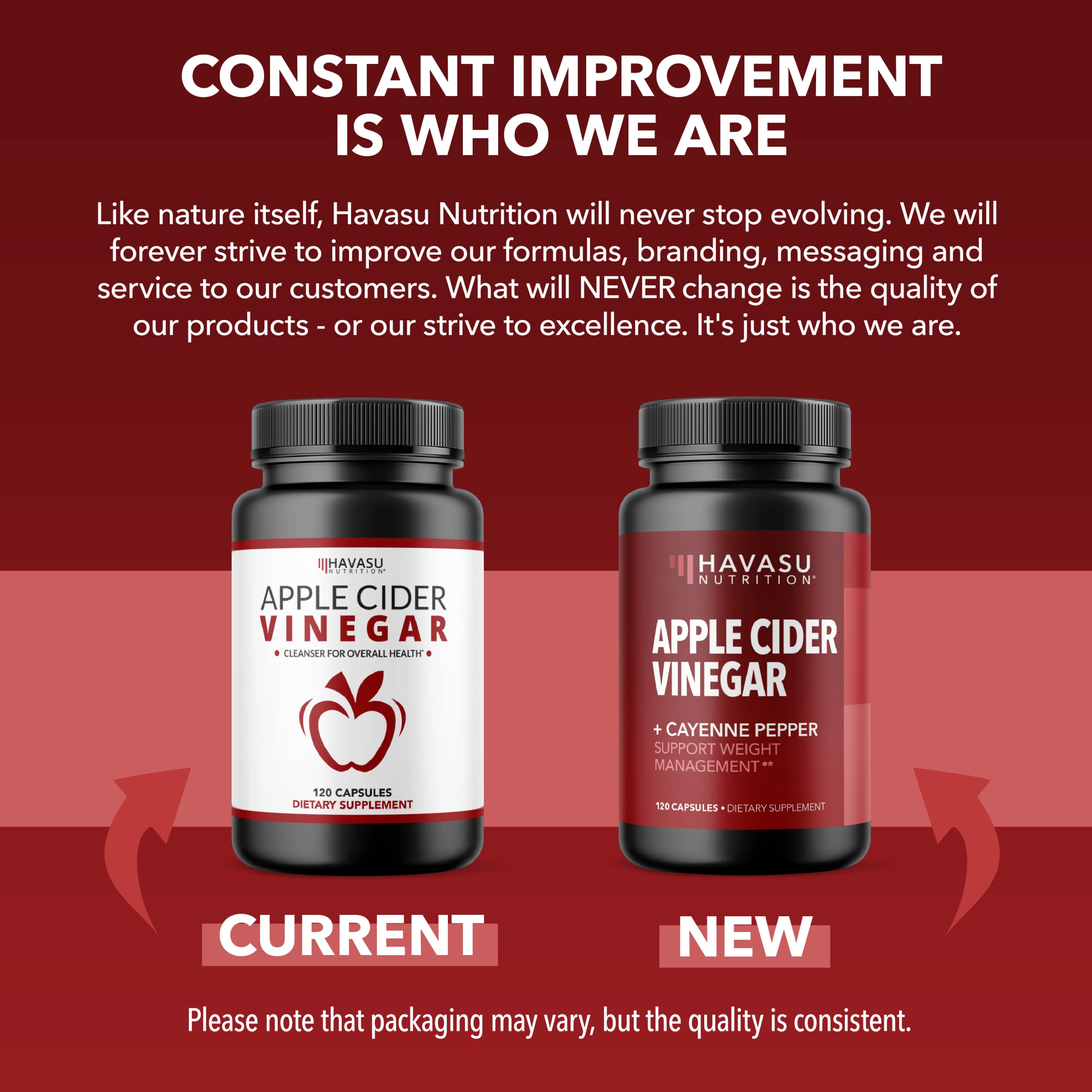 HAVASU Nutrition label close-up shows product features and dosage details.