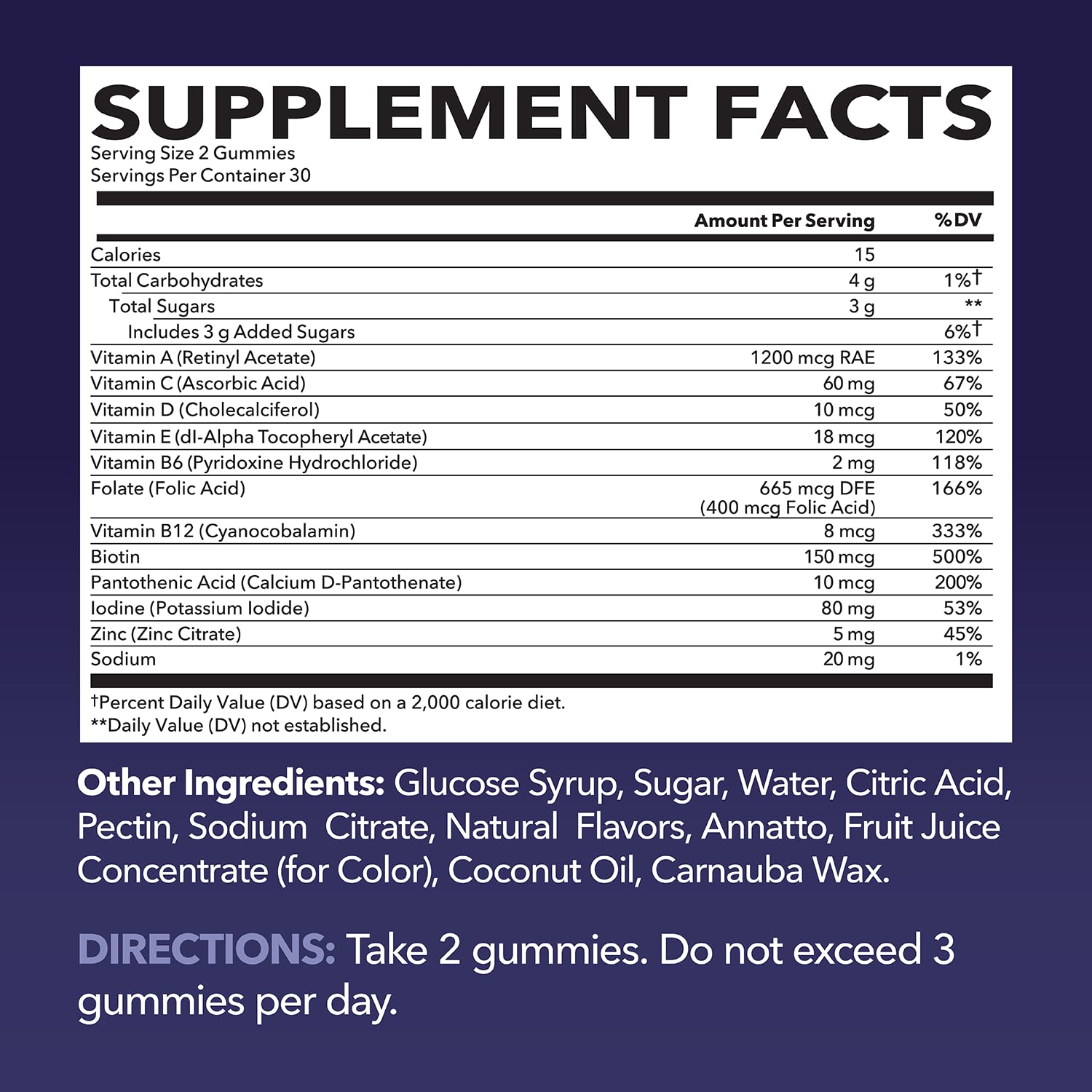 HAVASU Nutrition multivitamin gummies open bottle ready for quick daily use.
