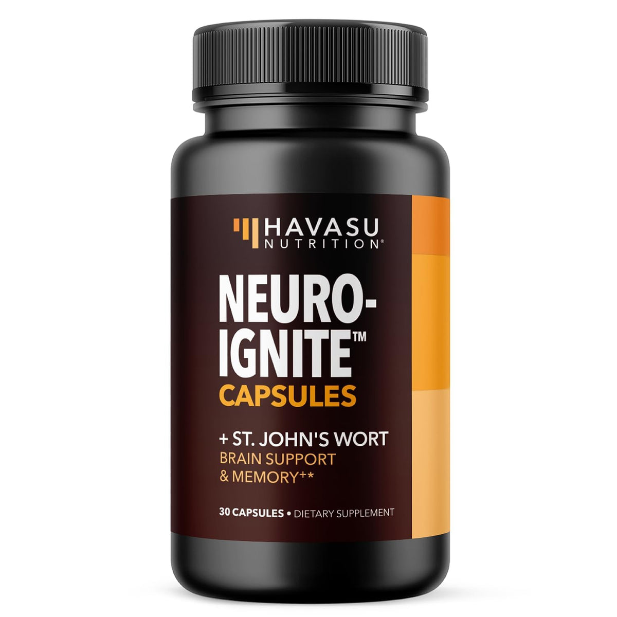 HAVASU NUTRITION NeuroIGNITE bottle front for daily focus