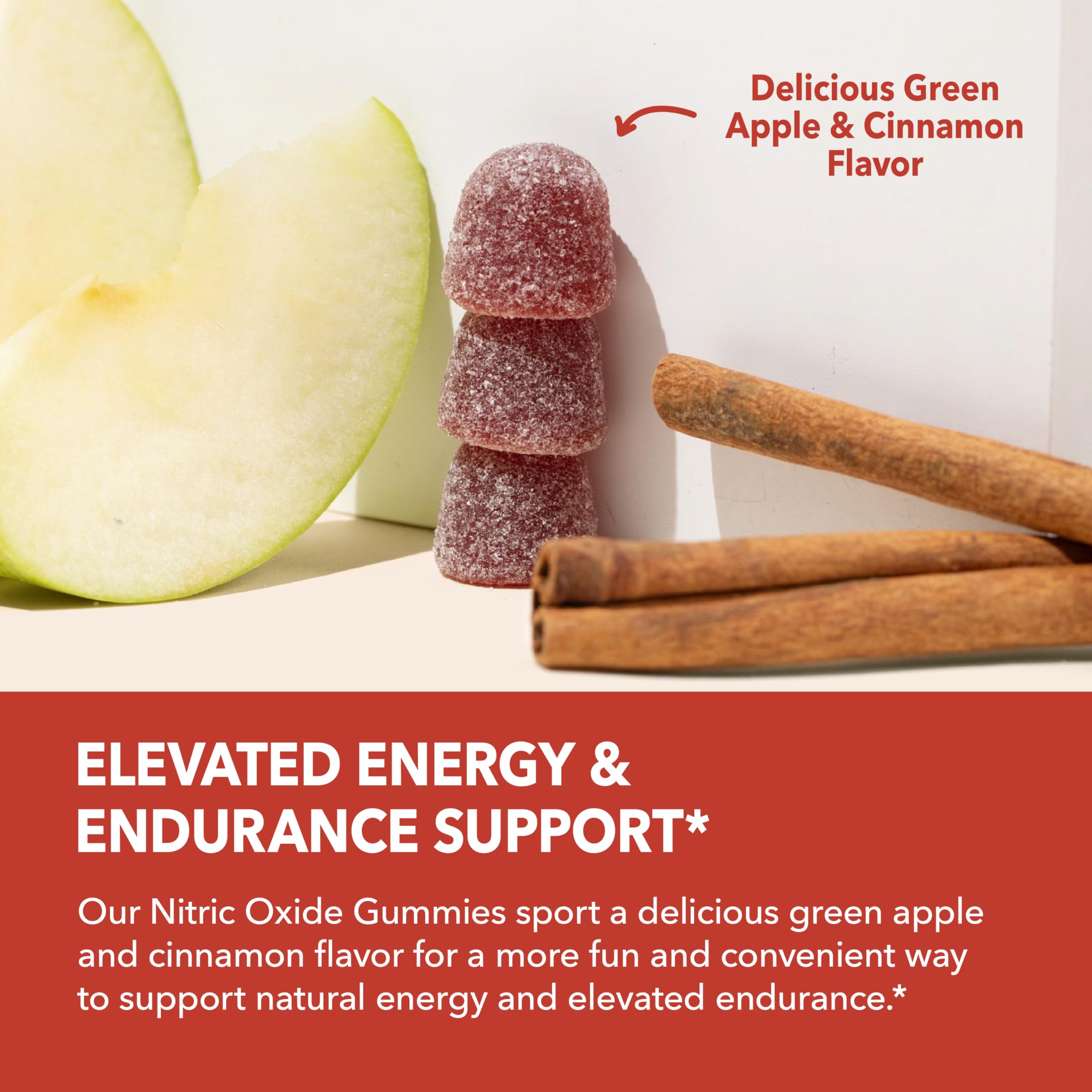 HAVASU Nitric Oxide Gummies vegan and non-GMO label emphasized for dietary preferences.