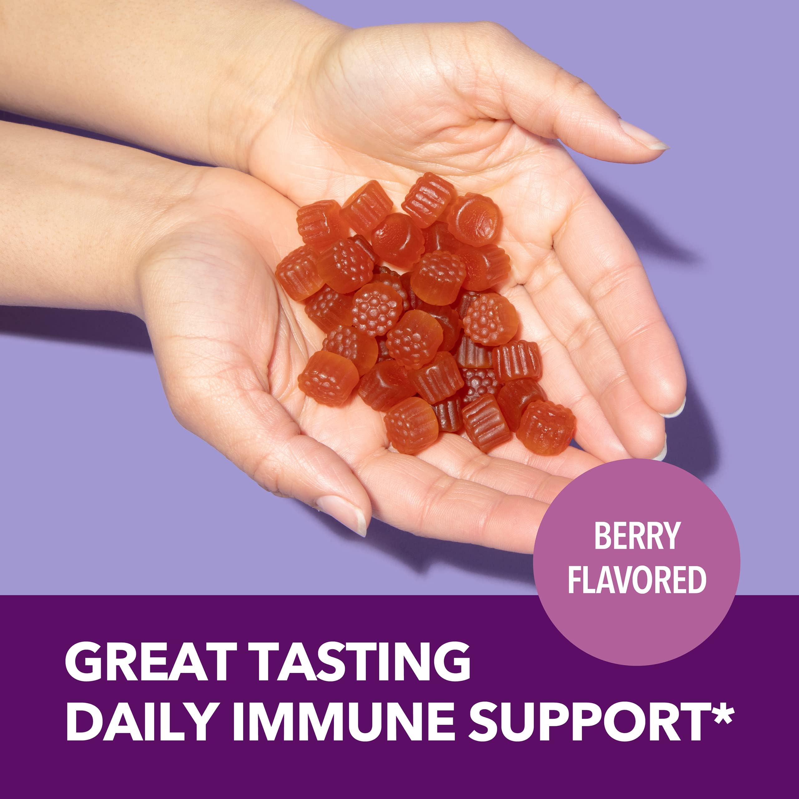 Havasu Nutrition Sambucus Elderberry Gummies berry flavor close-up for tasty wellness.
