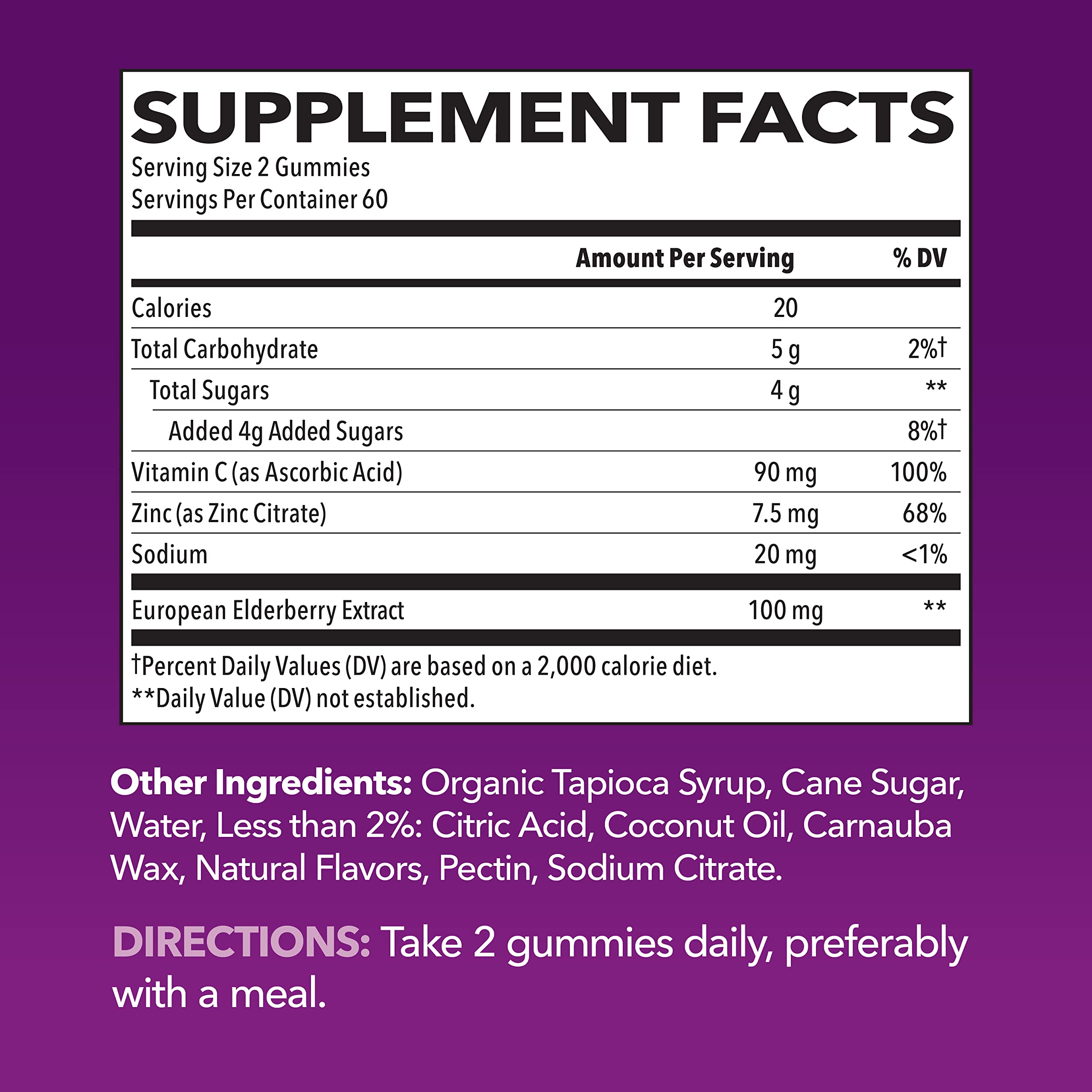 HAVASU Nutrition Sambucus elderberry gummies close-up showing texture for daily use