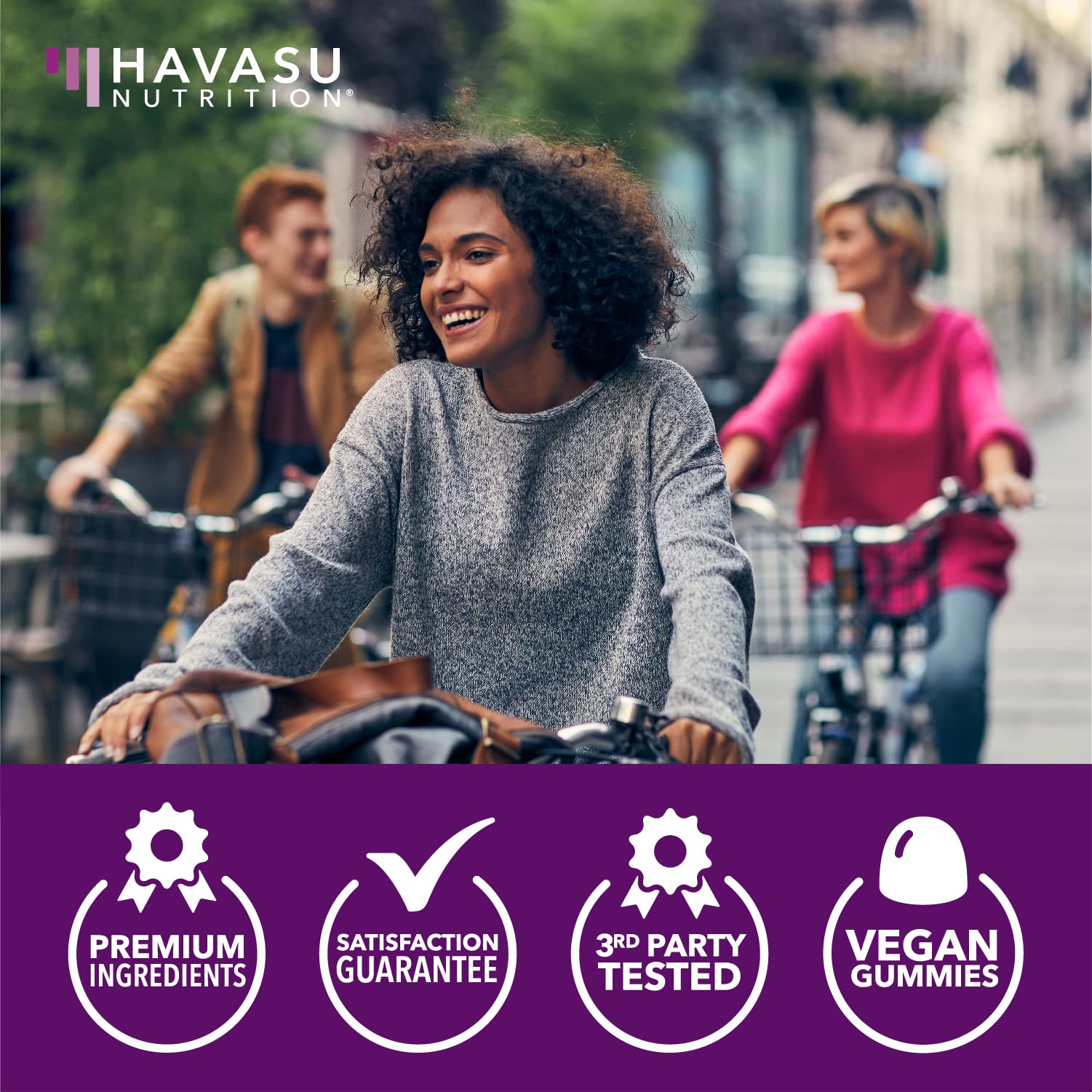 HAVASU Nutrition Sambucus elderberry gummies on a morning routine for easy daily wellness