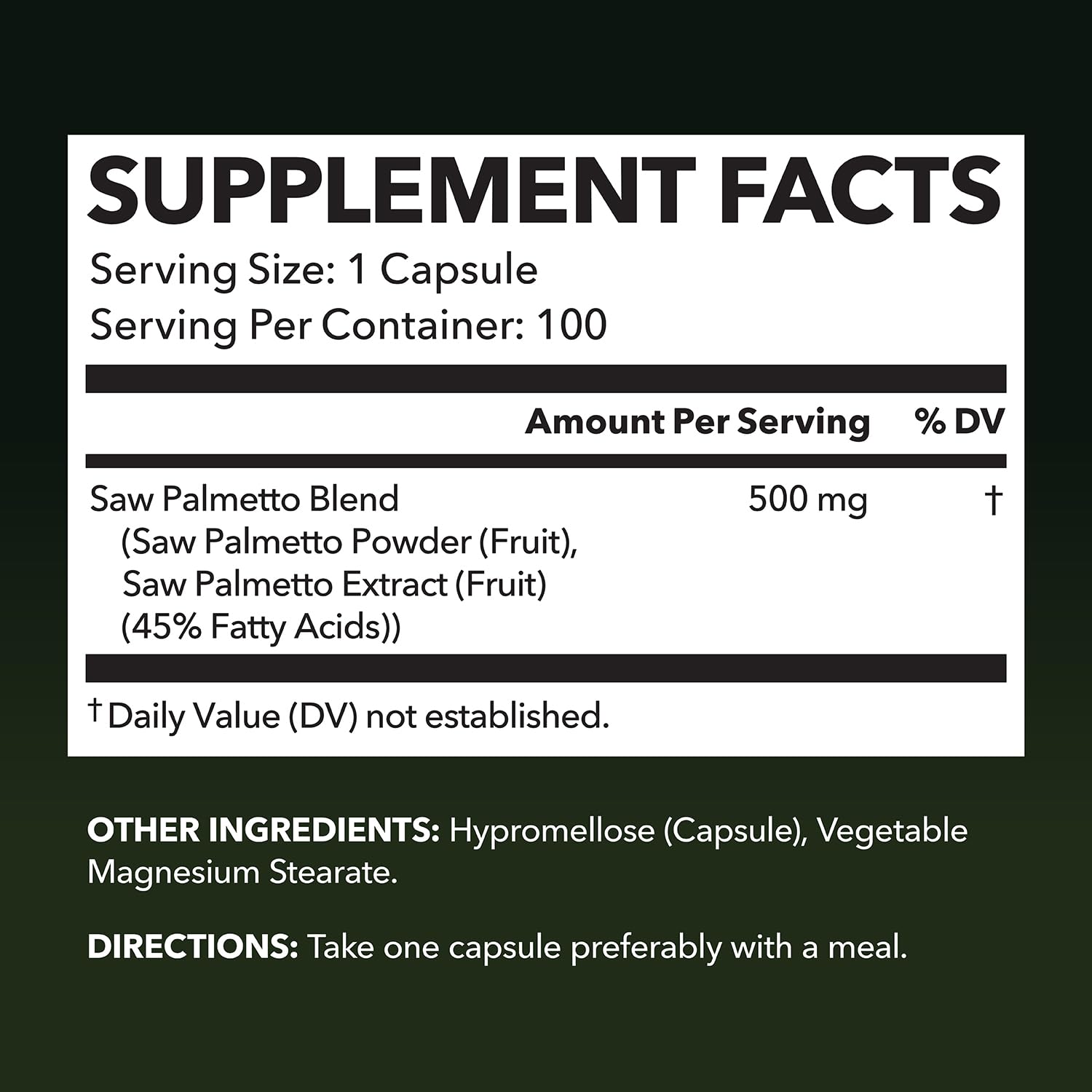 HAVASU NUTRITION Saw Palmetto daily capsules promote convenient urinary support.