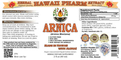 Hawaii Pharm Arnica dried flowers bundle highlighting organic harvesting and natural origin