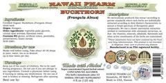 Hawaii Pharm Buckthorn glycerite dropper enabling easy, precise dosing.