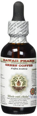Hawaii Pharm Green Coffee glycerite bottle pour for easy daily use.