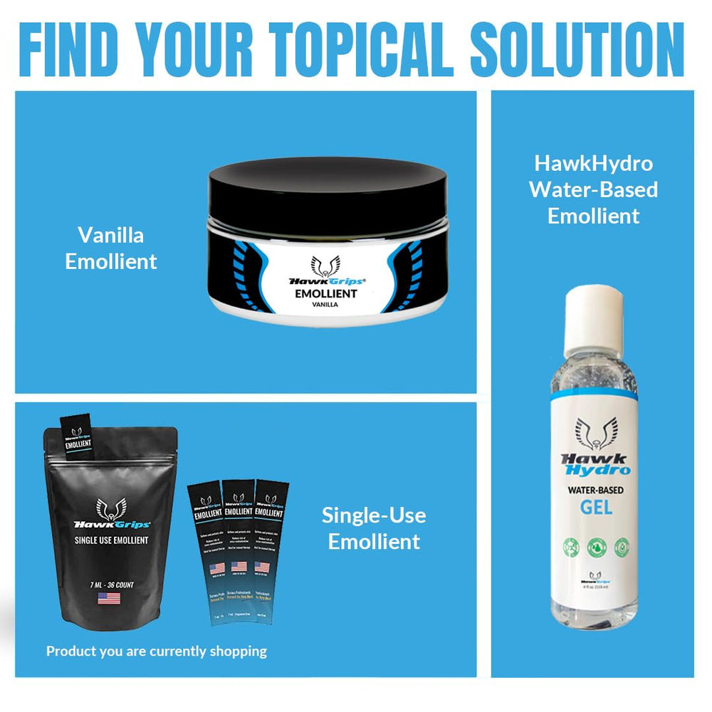 HawkGrips vanilla scent adds a pleasant cue during integrative massage routines.