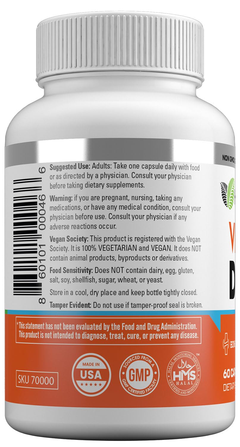 HAYAT capsules close-up shows plant-based D3+K2 for immune and bone support