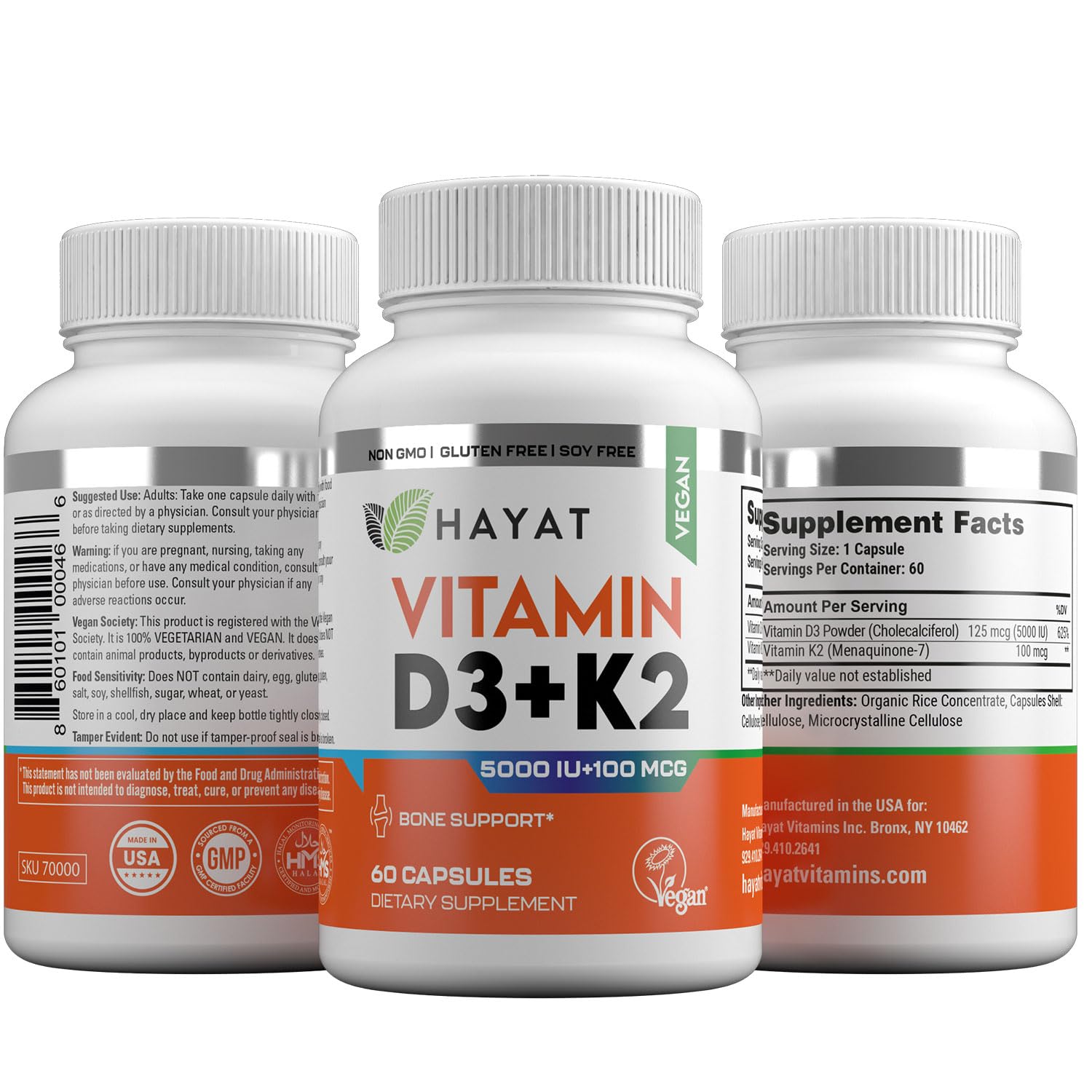 HAYAT packaging on table suggests easy daily routine and convenient two-month supply