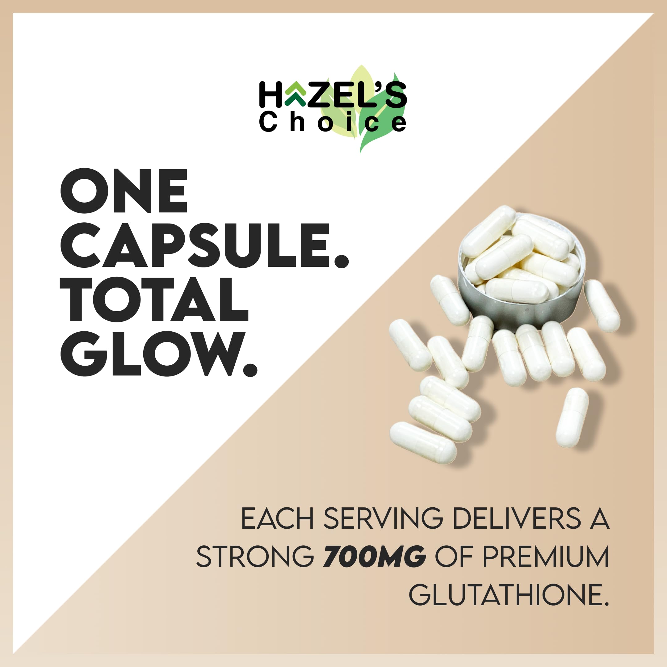 HAZEL'S Choice packaging layout communicates simple daily use