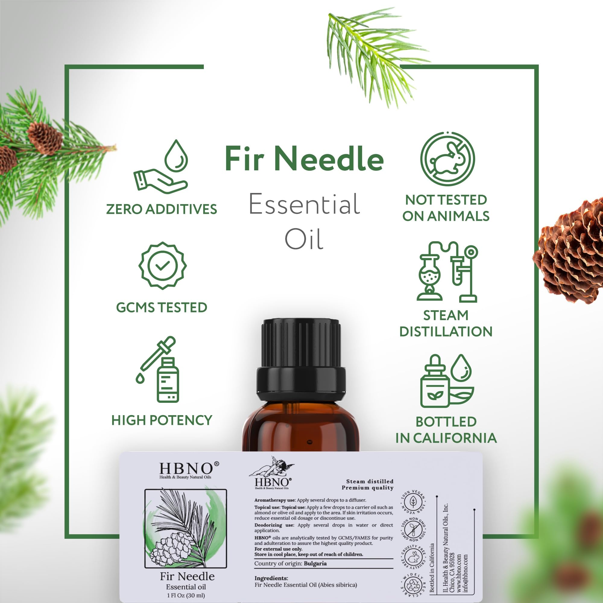 HBNO fir needle oil DIY soap project with natural fragrance.