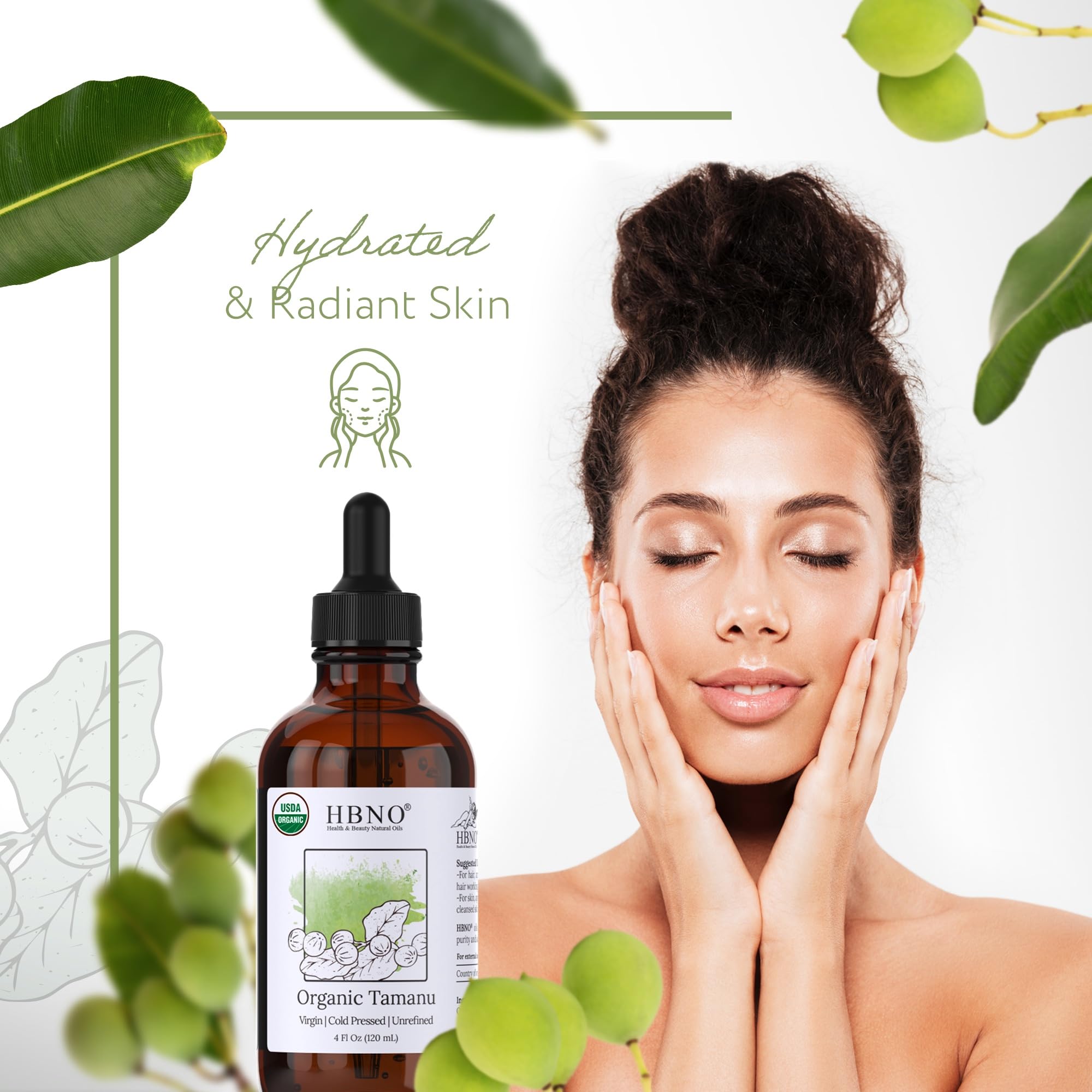 HBNO Tamanu oil bottled in California supports local production and quality control.